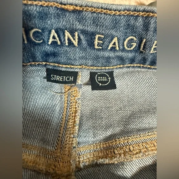 American Eagle Super High Rise Baggy Wide Leg Jeans 👖 - Picture 8 of 12